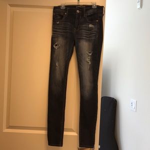 Express ripped jeans